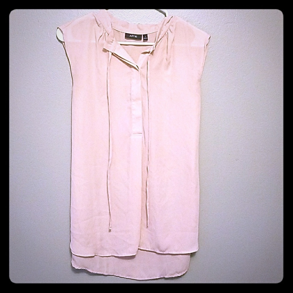 Blush work blouse